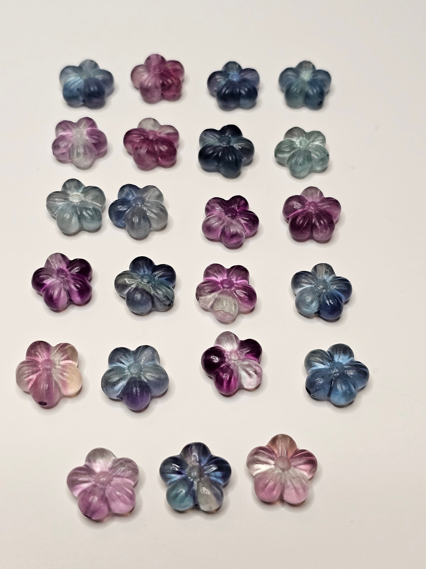 Flower Flourite Charm