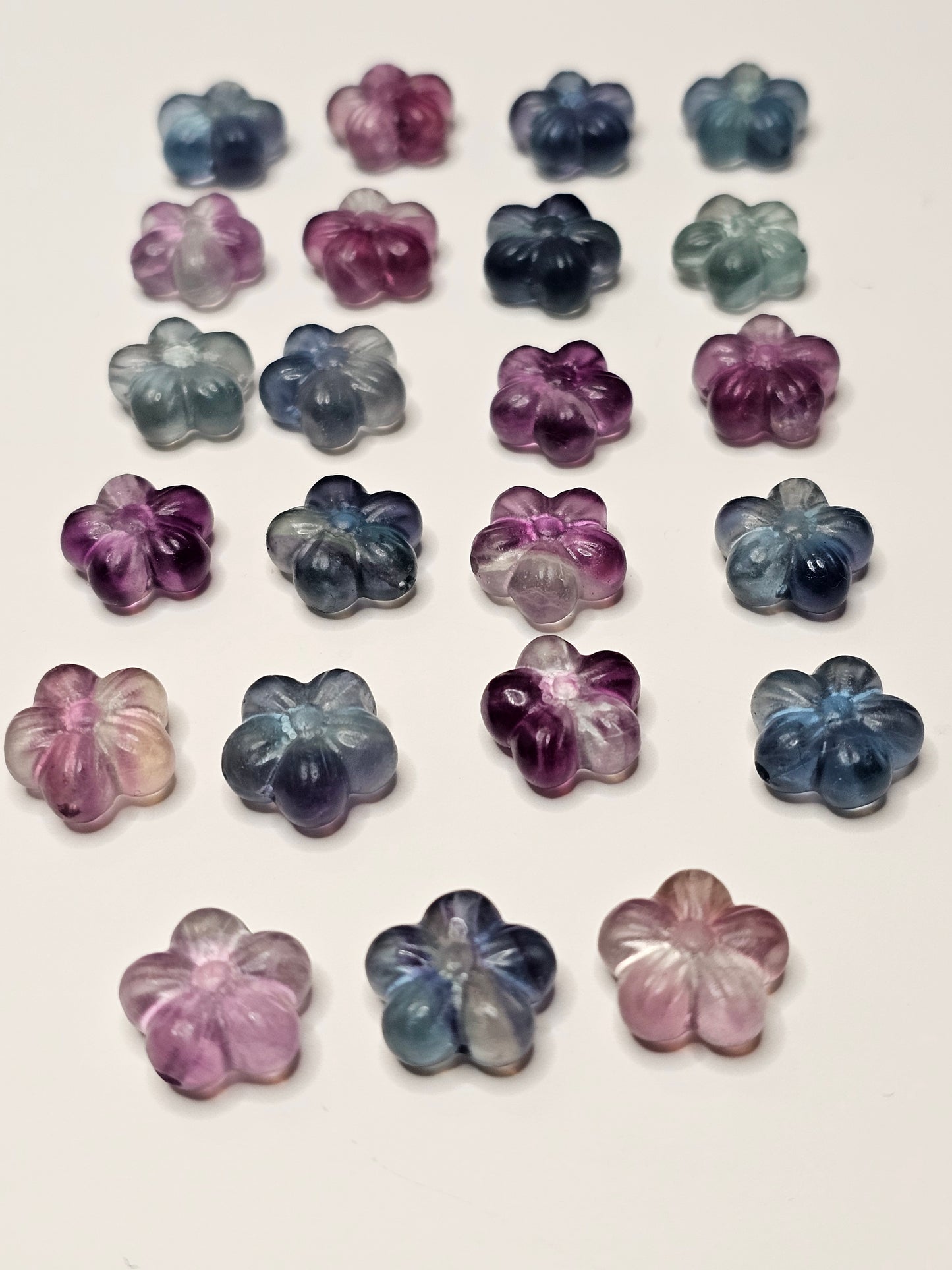 Flower Flourite Charm