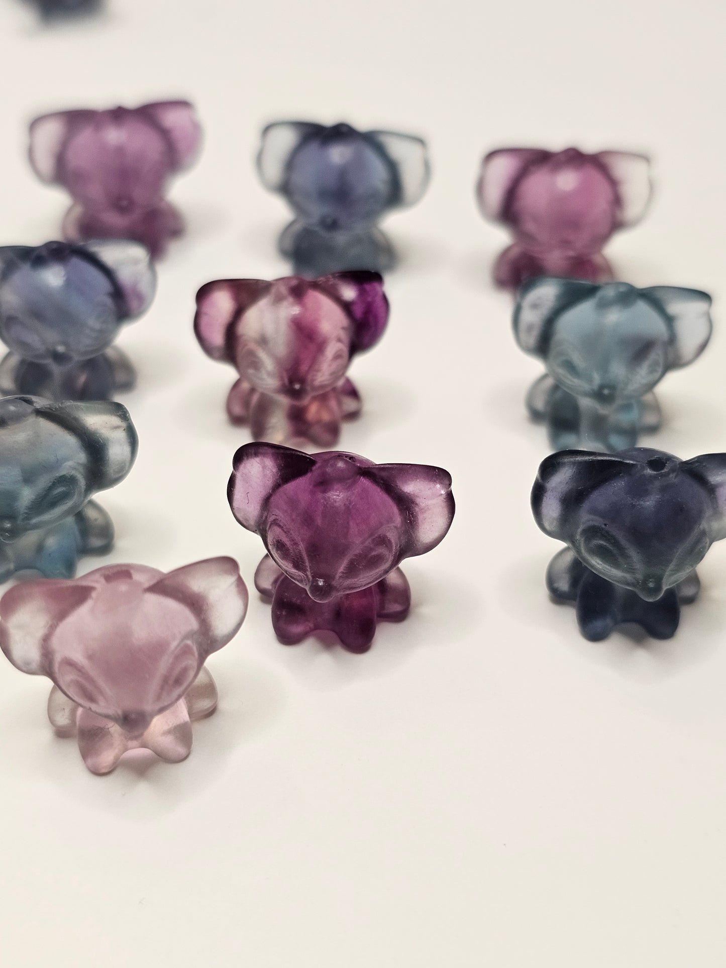 Blue Alien Flourite Charm