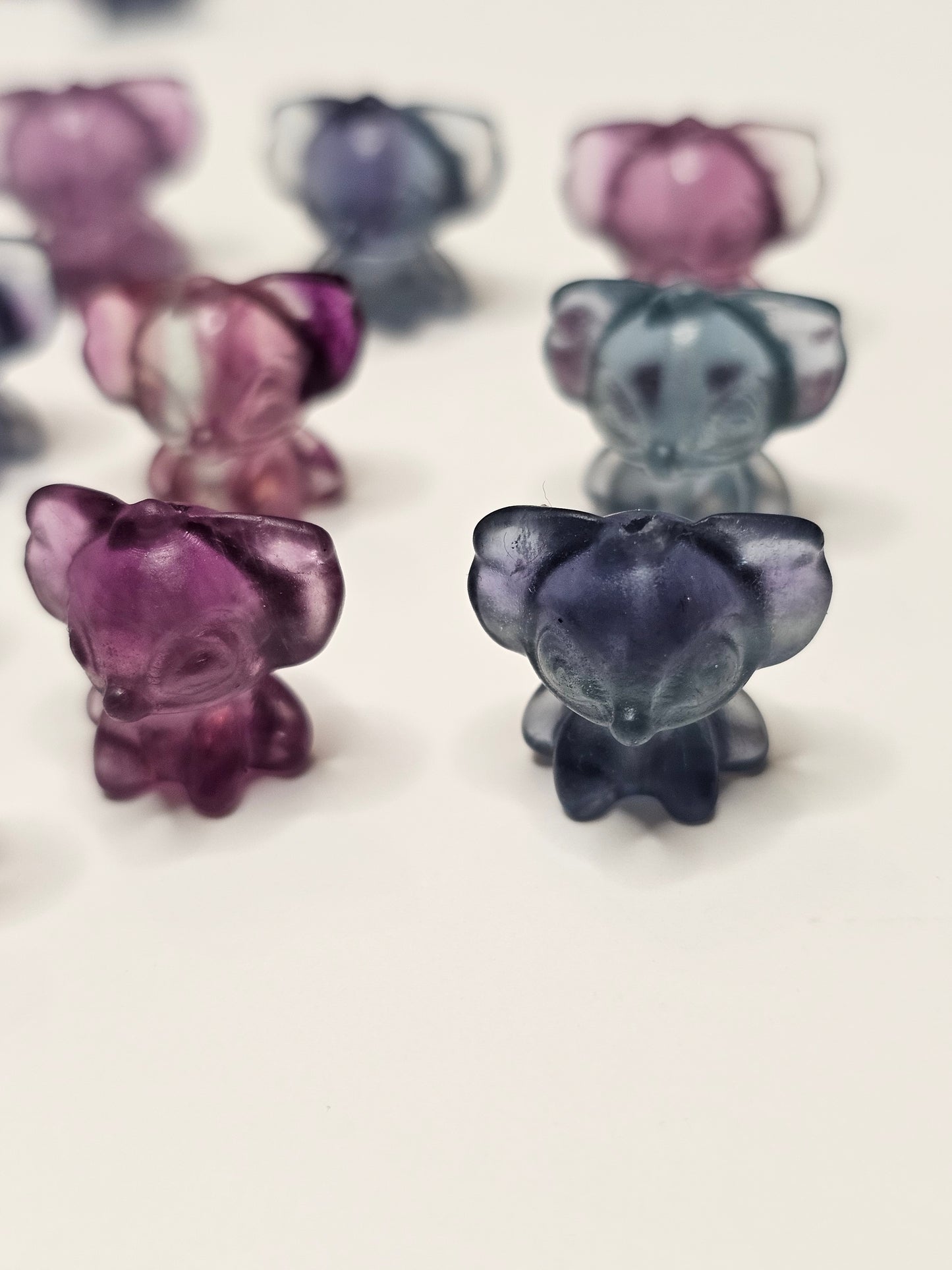 Blue Alien Flourite Charm