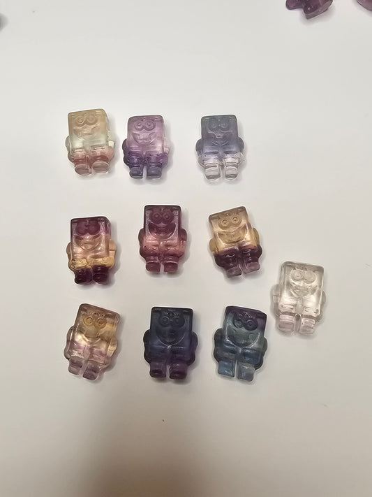 Sponge Guy Flourite Charm