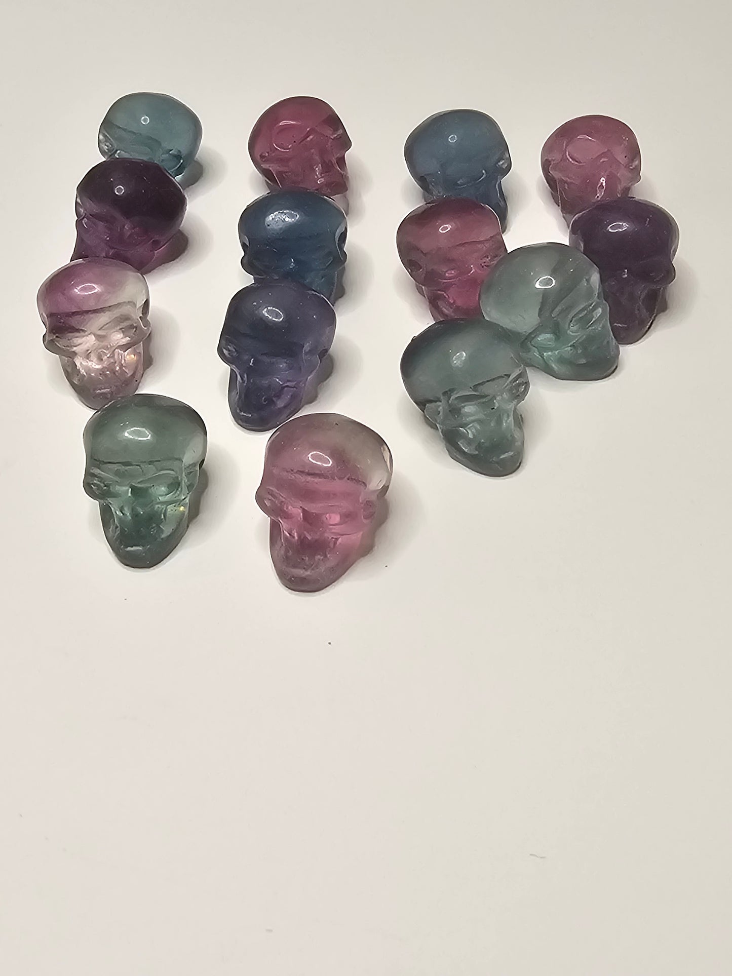 Skull Flourite Charm