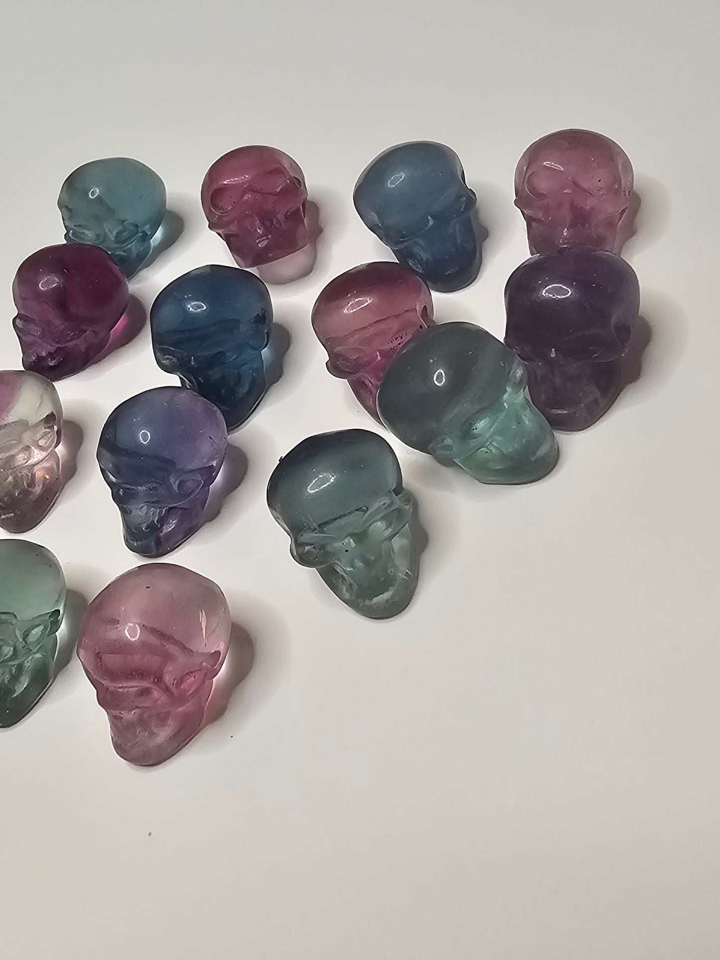 Skull Flourite Charm