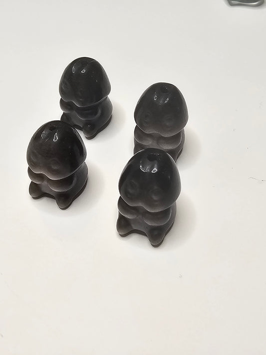 Mr. Peen Obsidian Charm