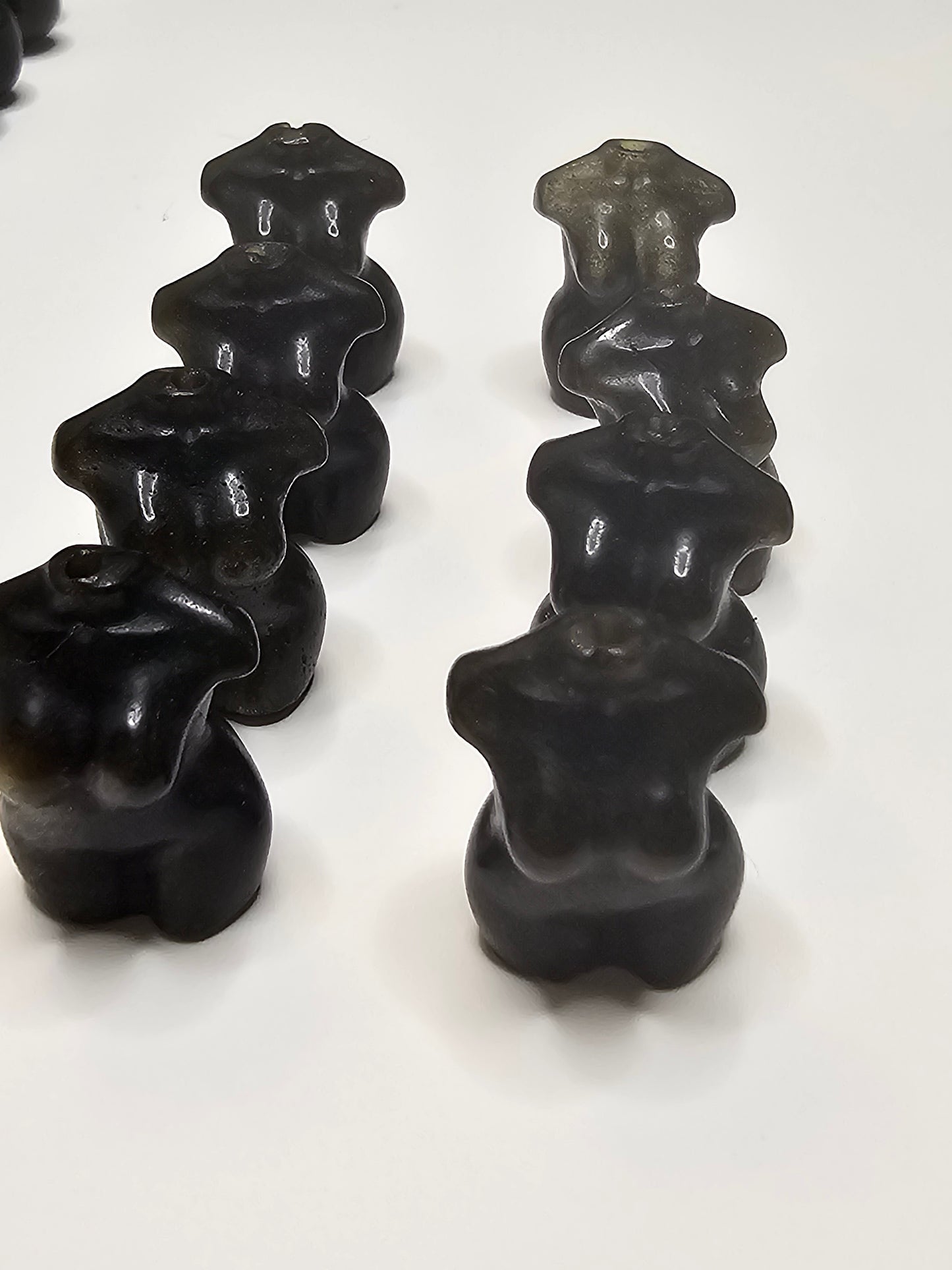 Golden Obsidian Lady Body Charm