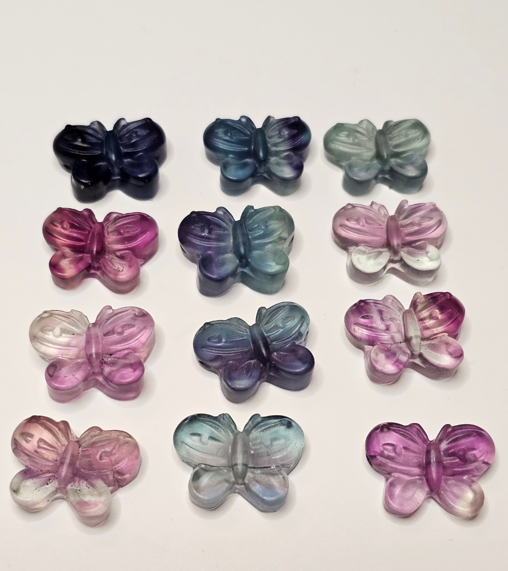 Butterfly Flourite Charm