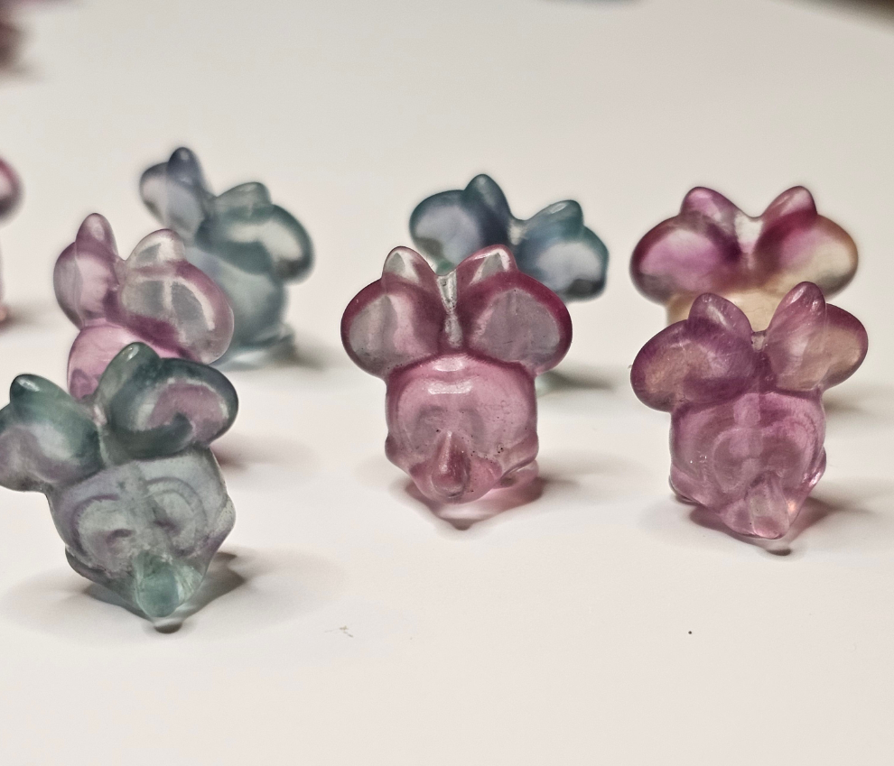 Girl Mouse Flourite Charm