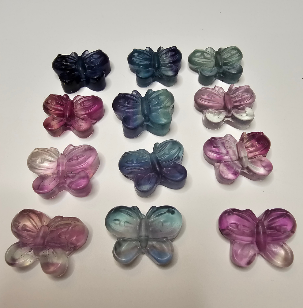 Butterfly Flourite Charm