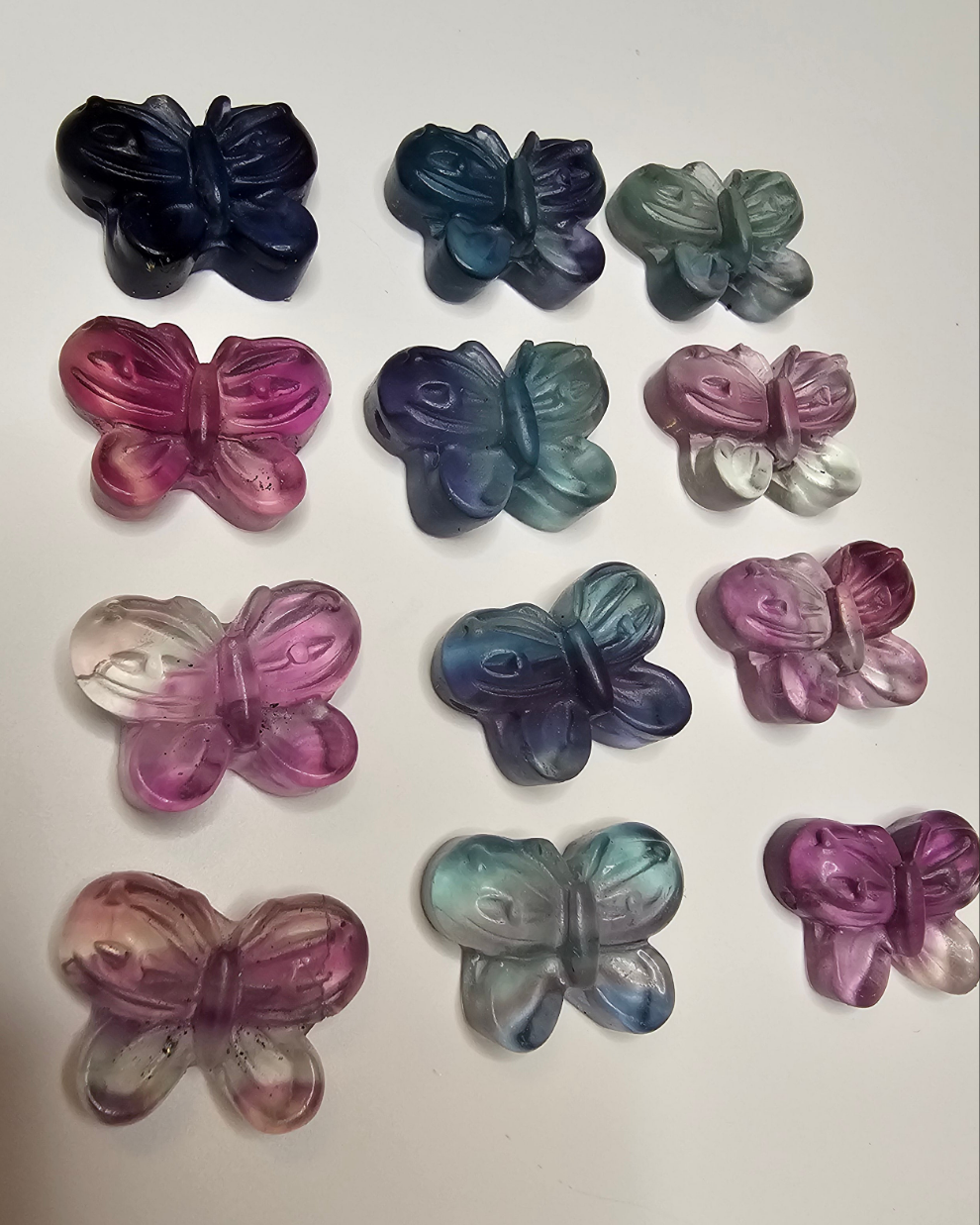 Butterfly Flourite Charm