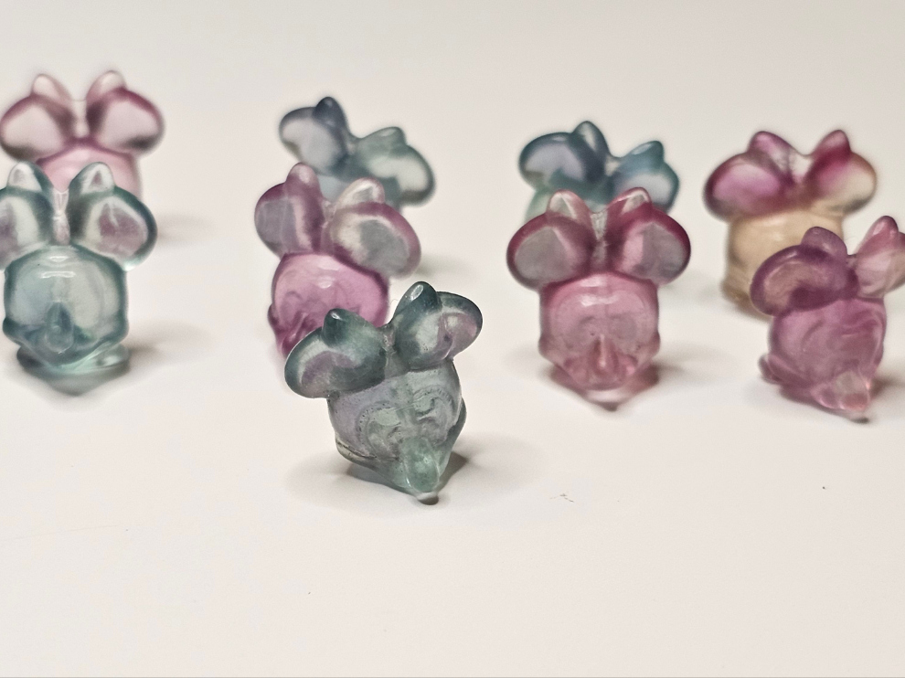 Girl Mouse Flourite Charm