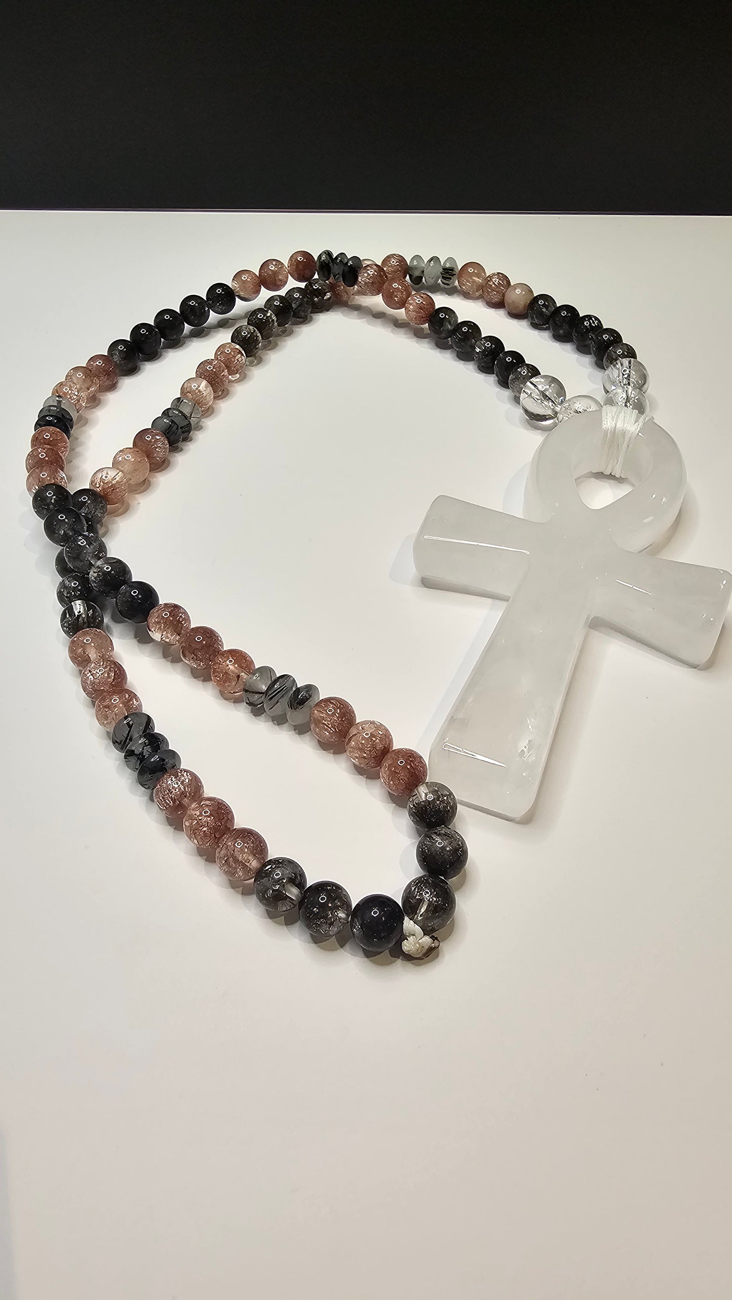 Clear quartz Ankh necklace