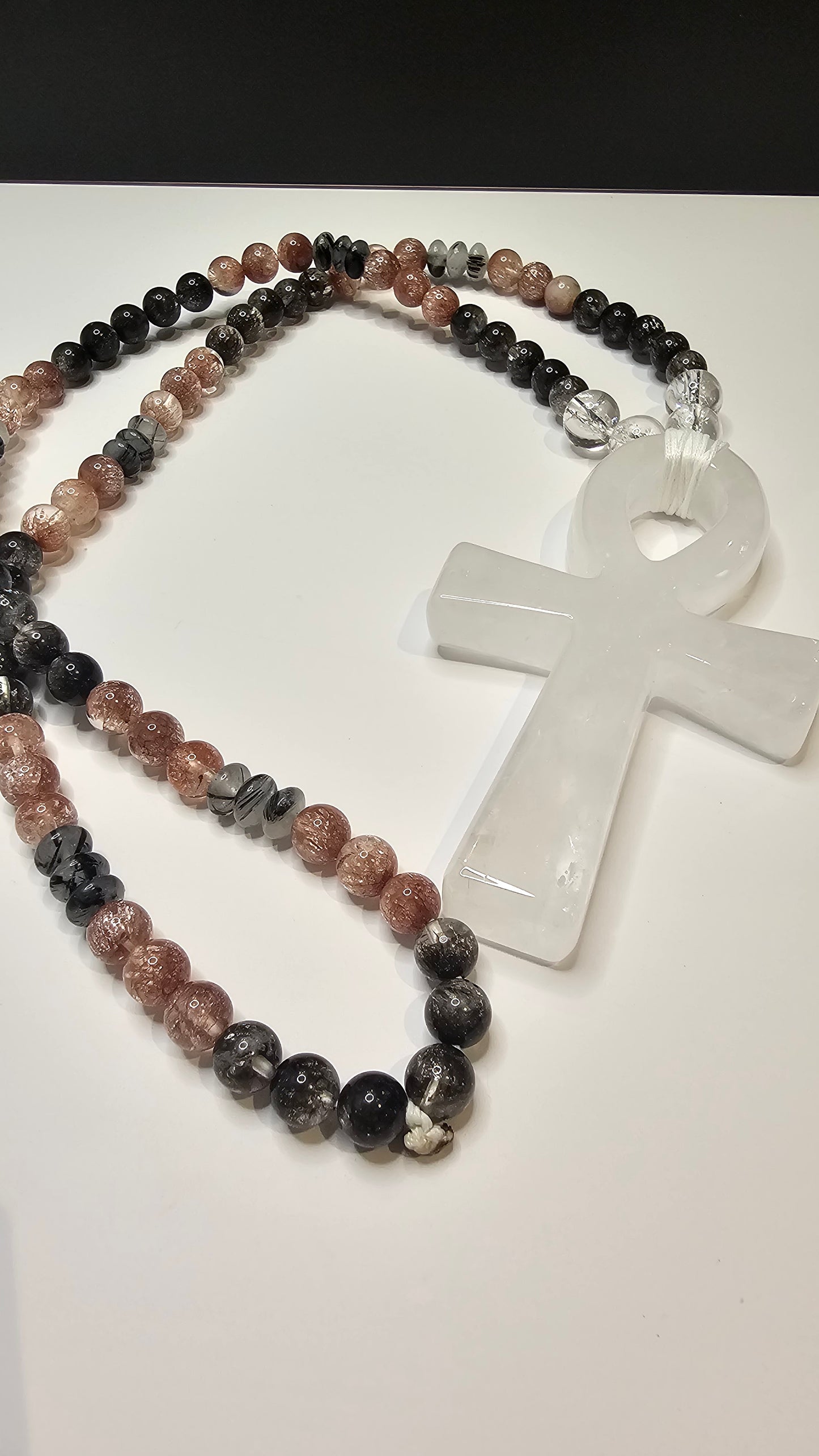 Clear quartz Ankh necklace