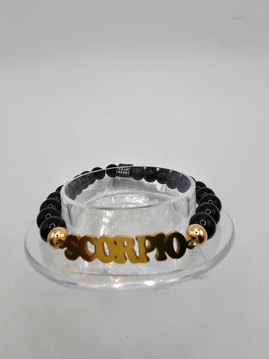 Scorpio zodiac bracelet