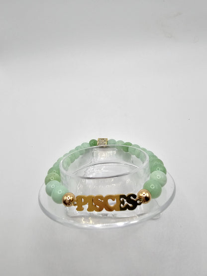 Pisces zodiac bracelet