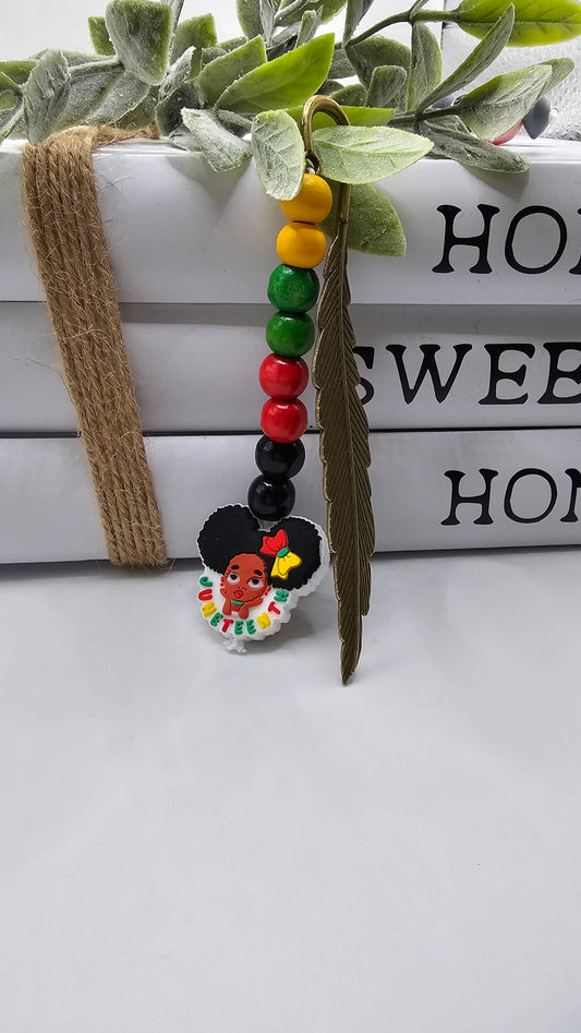 Juneteenth girl bookmark