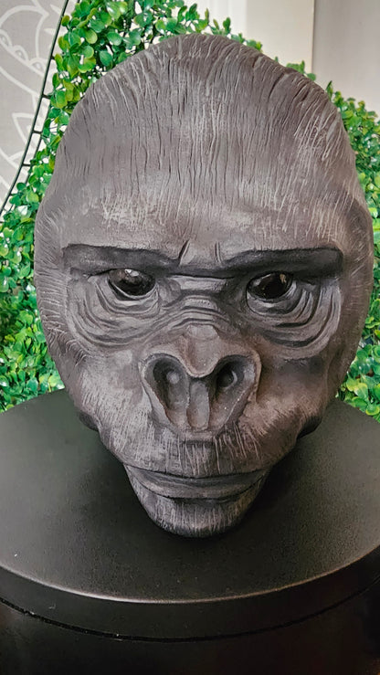 Obsidian Gorilla Head