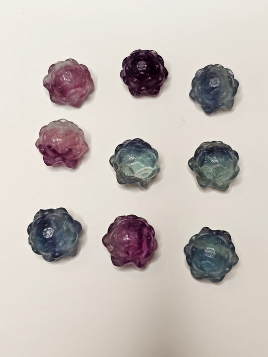 Lotus Flourite Charm