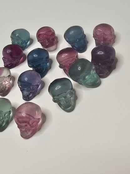 Skull Flourite Charm