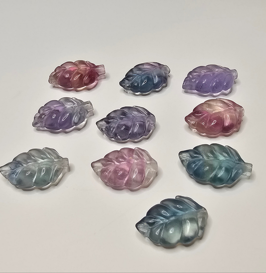 Leaf Flourite Charm
