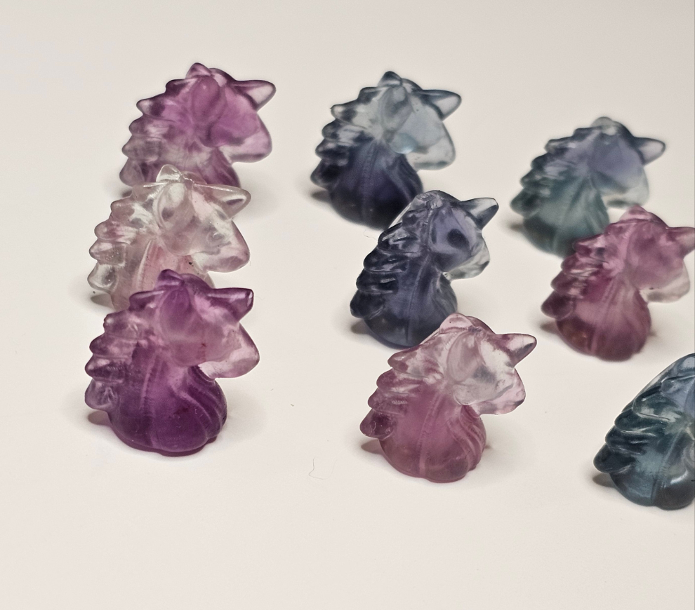 Unicorn Flourite Charm