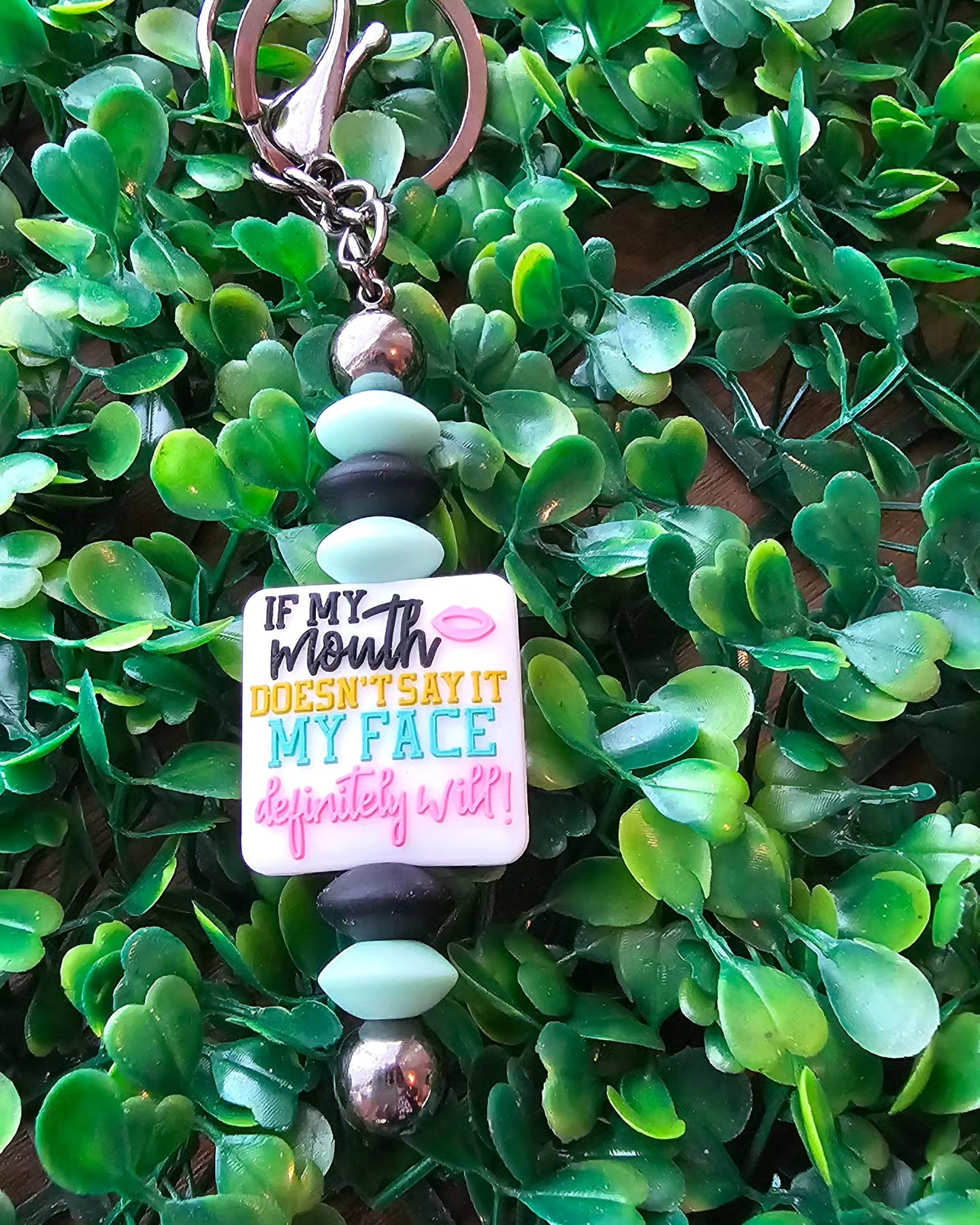 If my mouth doesn't say it keychain