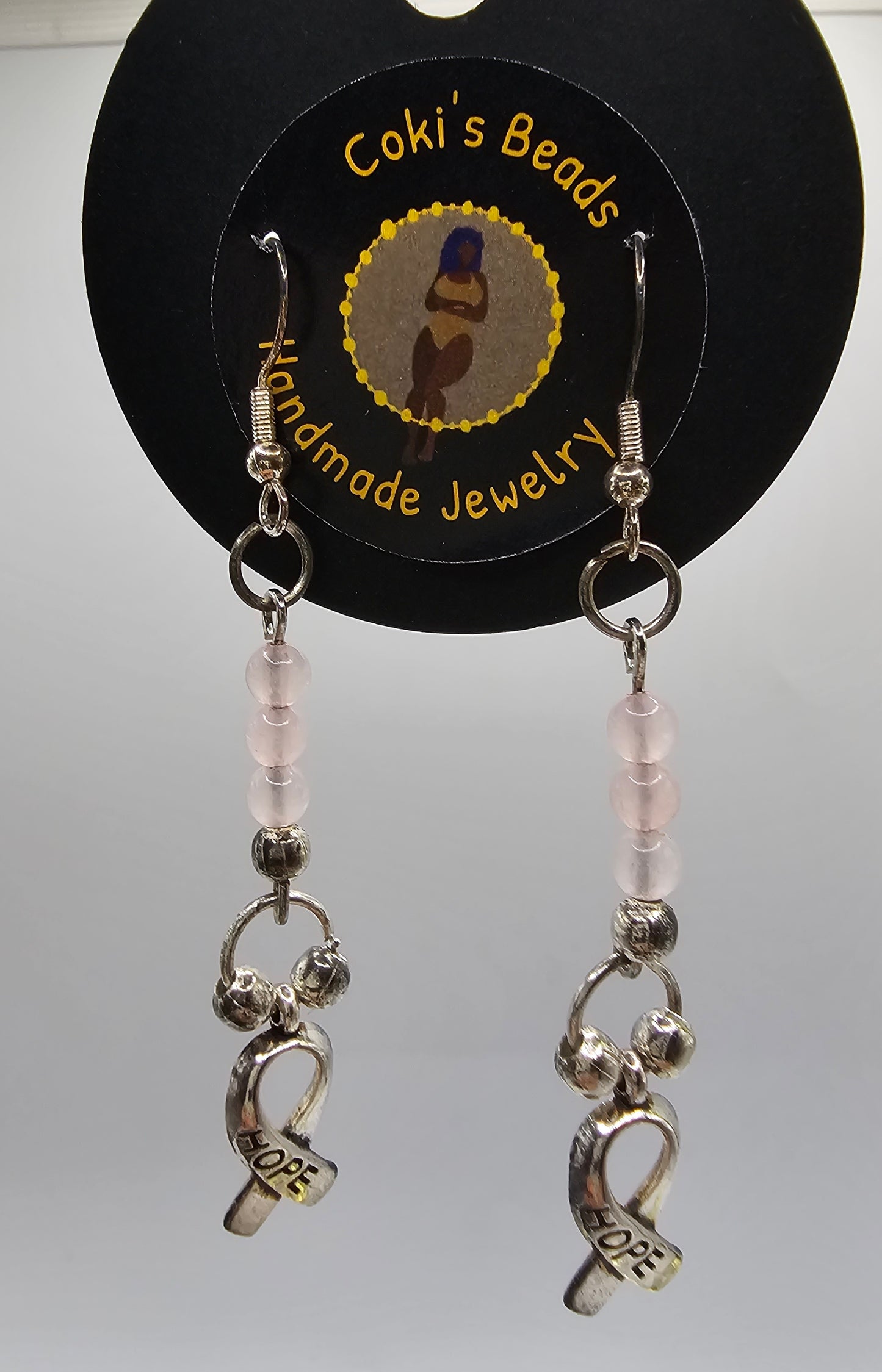 Breast Cancer Awareness earrings